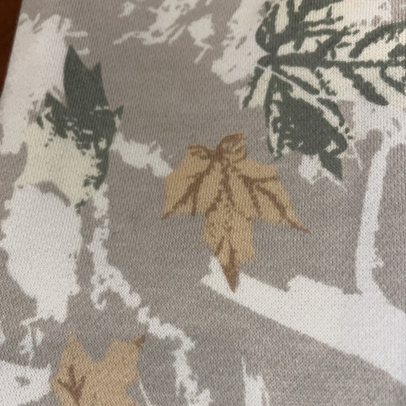 Eutten cream and grey high waisted fleece jogger sweat pants size large new - Picture 7 of 13